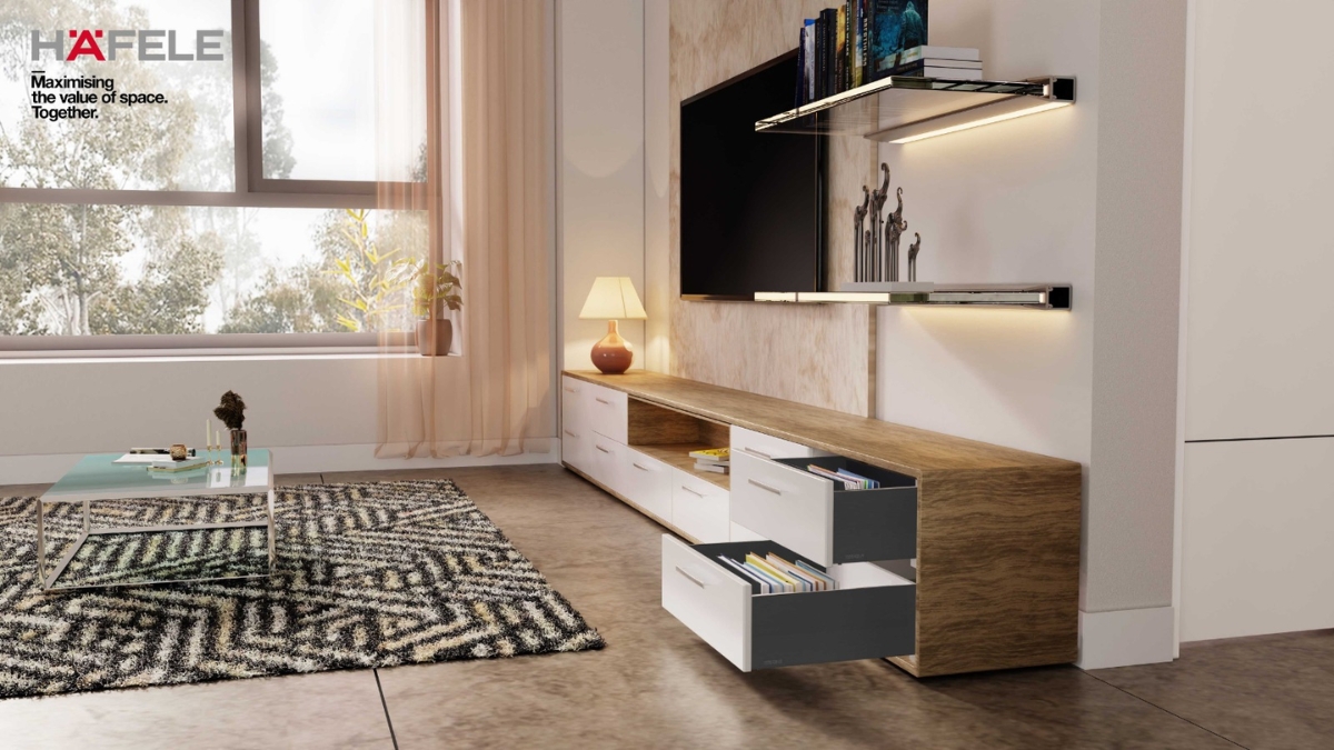 Hafele’s MatrixBox Slim Drawer Systems